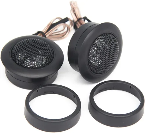 Vista 5 de Altavoz de agudos para automóvil de 1 pulgada, 200 W, cúpula de seda, tweeters componente de audio, sistema de altavoces premium, kit de tweeter