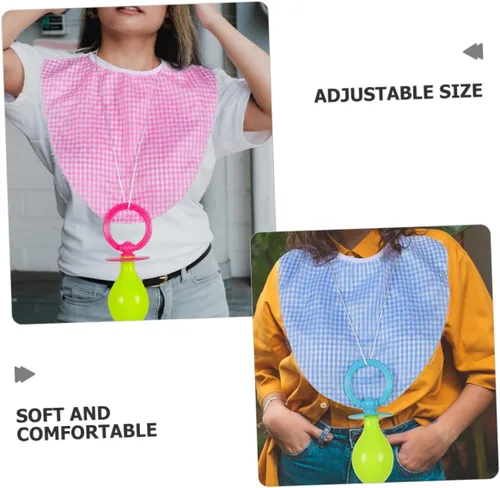 Vista 9 de Conjunto de disfraz para adultos, chupete con peto, divertido accesorio de cosplay para fiestas y adultos