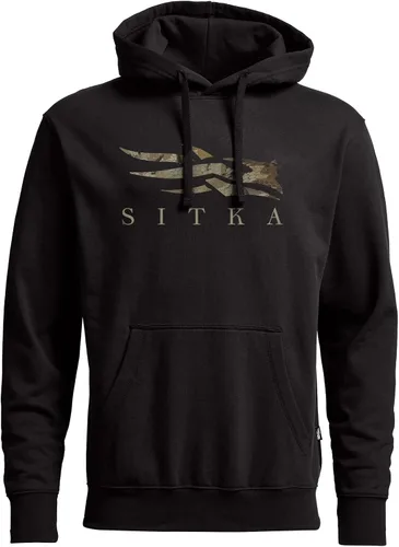 Vista 12 de Sudadera con capucha SITKA Gear Everyday Icon Optifade para hombre Negro cubierta