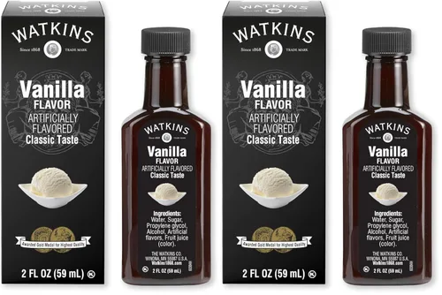 Vista 26 de Watkins Aromatizante orgánico puro de vainilla sin alcohol, 2 onzas líquidas (paquete de 1)