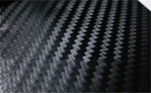 Vista 7 de Rollo de lámina envoltoria de vinilo plateada 3D de fibra de carbono, trama de sarga, Negro