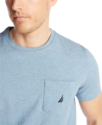 Vista 4 de Nautica Camiseta de manga corta con cuello redondo y bolsillo para hombre