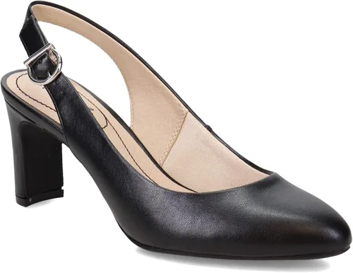 Vista 4 de LifeStride Zapatos de tacón Gigi Sling para mujer, Negro