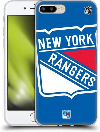 Vista 185 de Head Case Designs Funda de gel suave con licencia oficial de la NHL Camouflage New York Rangers compatible con Apple iPhone 7 Plus/iPhone 8 Plus