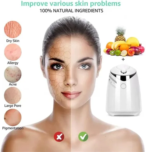 Vista 3 de Máquina para fabricar mascarillas faciales, máquina profesional de mascarillas faciales de bricolaje, máquina automática de mascarillas faciales