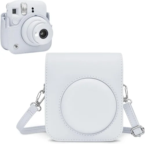 Vista 16 de Rieibi - Estuche para cámara compatible con Fuji Instax Mini 12 - Funda de transporte para cámara instantánea Fujifilm Instax Mini 12 - Funda mini
