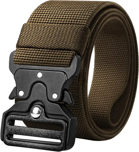 Vista 20 de TECEUM Tactical Belt – Heavy-Duty & Quick Release – Military, Work, Rigger, Duty & Utility Belt for Men