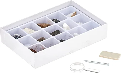 Vista 3 de Kit de ciencia de minerales STEM para niños Geología Muestra de roca para jóvenes geólogos