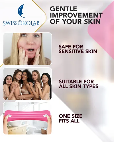 Vista 5 de SWISSÖKOLAB Máscara facial con levantamiento en forma de V, parche para barbilla, reductor de mentón, ajuste de contorno de barbilla, reafirmante
