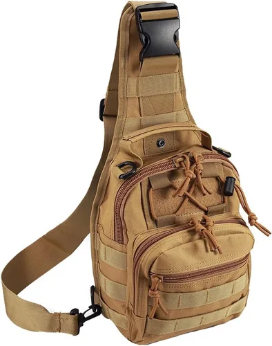 Vista 8 de Mochila táctica de hombro, 1000D, bandolera militar para exteriores