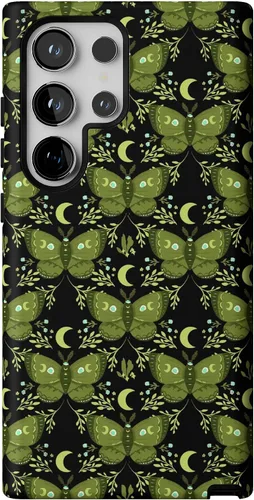 Vista 224 de Casely Funda para Galaxy S9 Postura de cadáver Yoga de esqueleto Diseño protector delgado esencial de doble capa