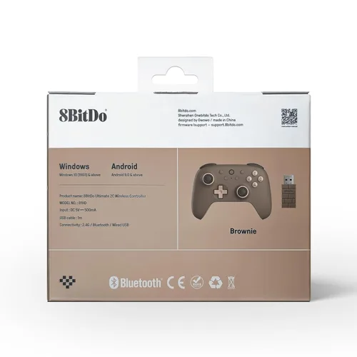 Vista 7 de AKNES 8Bitdo Ultimate 2C Wireless 2.4G Controller for Windows PC and Android, Gamepad with Hall Effect Joysticks and Hall Triggers, 1000Hz Polling