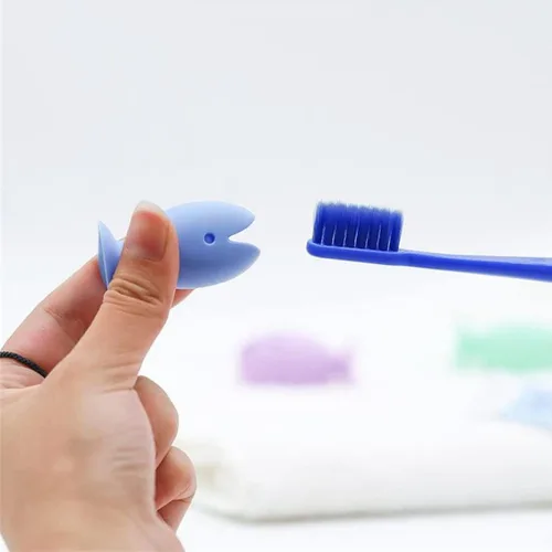 Vista 3 de Funda para cepillo de dientes de pie, bonita tapa para cepillo de dientes de pie, protector de cabeza de cepillo de dientes portátil 2023, mini