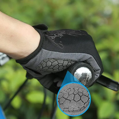 Vista 6 de Kyncilor Guantes de ciclismo, guantes de ciclismo, guantes de correr para hombres y mujeres, guantes de entrenamiento de dedo completo, pantalla