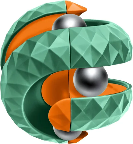 Vista 9 de Orbiit - Juguete de bola de rompecabezas Infinitycube, juguete giratorio, circuito infinito de cambio inverso, juegos de rompecabezas novedosos