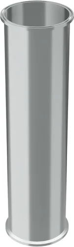 Vista 9 de HFS (R) 1,5 "Sanitaria Tri Clamp Spool 2" Longitud Acero inoxidable 304 Tubería redonda