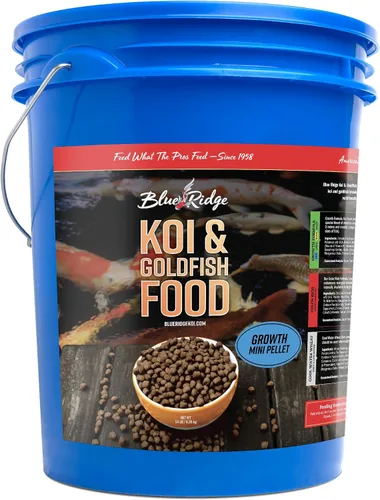 Vista 13 de Blue Ridge comida para peces Koi 2 libras - Fórmula de crecimiento mini para peces Koi, comida para peces dorados, comida premium para peces