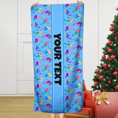 Vista 21 de Toalla de baño o playa personalizada para niños, mariposas, nombre/texto personalizado, secado rápido/absorbente para baño de niños, regalo