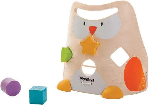 Vista 2 de Plan Toys Clasificador de forma de búho