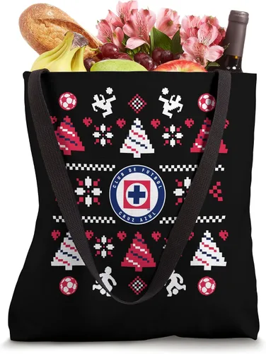 Vista 4 de Cruz Azul - Bolso tote de Navidad