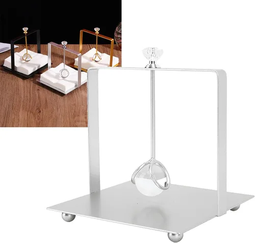 Vista 7 de Soporte para pañuelos, servilletero de metal, moderno y elegante, mango de elevación, dispensador de servilletas de papel cuadrado, restaurante