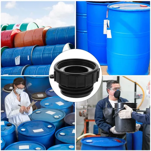 Vista 6 de 2pcs Ibc Tote Tank Adapter Hose Connector Quick Connect Black