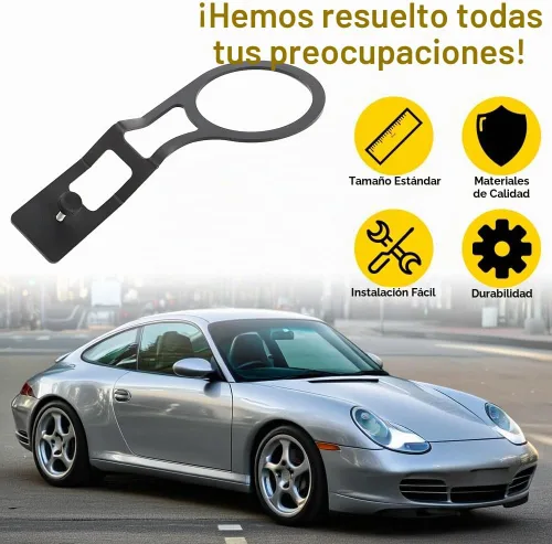 Vista 4 de Portavasos para Porsche 986 Boxster 987 Cayman 1997-2012, color negro