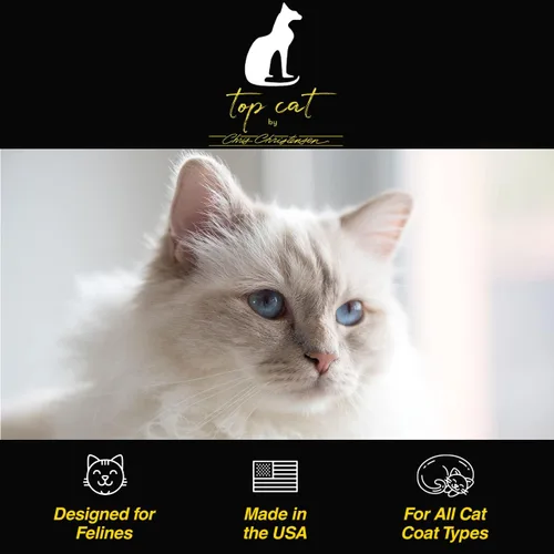 Vista 5 de Chris Christensen Top Cat - Champú de lavado facial para gatos, novio como un profesional, suave y sin lágrimas, sin sulfatos y jabón, 8 onzas