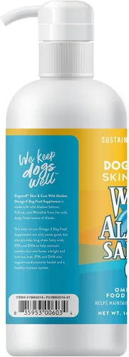 Vista 3 de Wild Alaskan Skin & Coat Suplemento Omega-3 a base de aceite de salmón para perros, 16 onzas líquidas