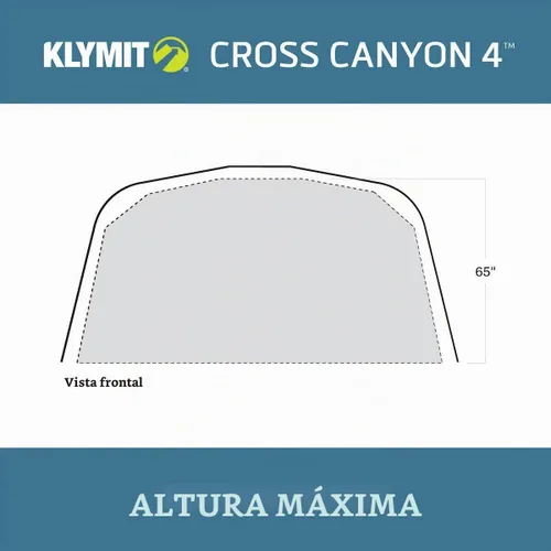 Vista 6 de Klymit Carpas Cross Canyon 4 Tienda
