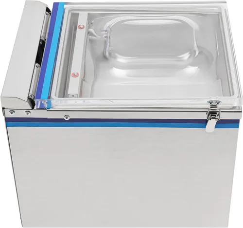 Vista 3 de sellador al vacío de la cámara 360W, empaquetadora al vacío del acero inoxidable Potente sistema de sellado, preservación automática, envasadora