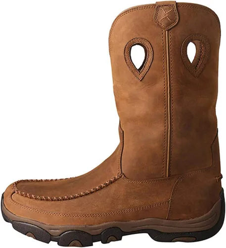 Vista 2 de Twisted X Moc Toe Botas de senderismo para hombres - Silla de montar angustiada