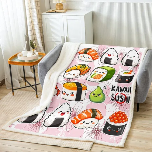 Vista 7 de Astronaut Throw Blanket Galaxy Planet Airship Bed Blanket for Kids Boy Girls Room Decor, Outer Space Theme Blanket for Couch Sofa, Soft and