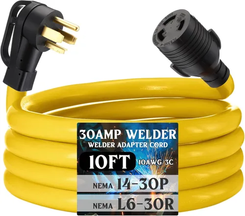 Vista 18 de Tellegloww - Cable adaptador para soldador de 30 amperios NEMA 10-30P a L6