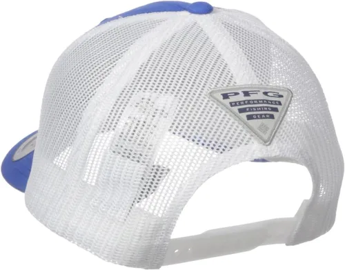 Vista 180 de Columbia Gorra de bola de malla Bandera antigua de malva/blanco/pescado