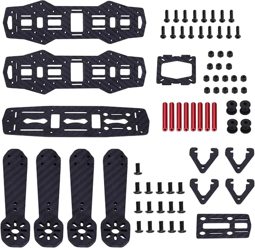 Vista 3 de 250MM Quadcopter FPV Avión Drone Frame Kit RC Accesorios para QAV250 Mobile Machine Rack (fibra de carbono)