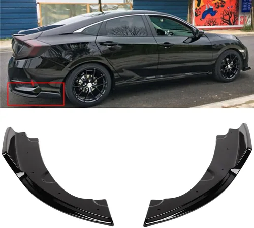 Vista 49 de SCITOO Alerón de borde de parachoques delantero mate negro para Ford Focus ST años 2013-2014 - Spoiler frontal de polipropileno