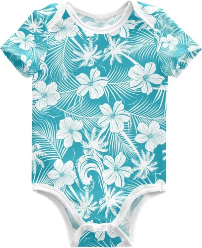 Vista 6 de vvfelixl Body para bebé niña Llama Alpaca Cactus Manga Corta Algodón Ropa de Bebé Para Niñas 0-24 Meses Negro Multi10