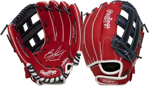Vista 10 de Rawlings Guante de béisbol y sóftbol Sure Catch Modelos de T-Ball, para jóvenes y adultos recreativos Múltiples tallas y estilos