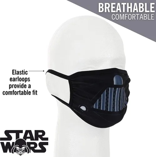 Vista 4 de Star Wars Darth Vader - Máscara facial