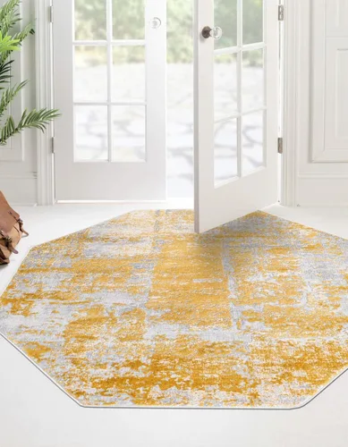Vista 16 de Unique Loom Finsbury Collection - Alfombra de área Elizabeth (2 x 3 pies, rectangular, azul/marfil)