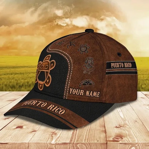 Vista 5 de Gorra personalizada de Puerto Rico, sombreros Snapback de Puerto Rico para hombres y mujeres, regalos para los amantes de Puerto Rico