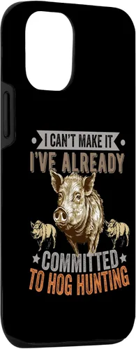 Vista 3 de iPhone 15 Hog Hunting Men Dad Wild Boar Pig Hunter Funny Feral porcino caso