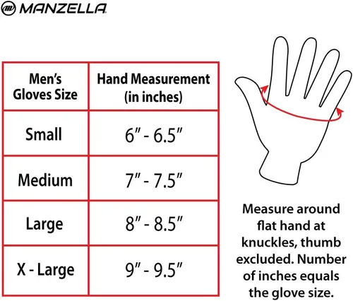 Vista 3 de Manzella Mens Fleece Cold Weather Convertible Hunting Glove with Thinsulate