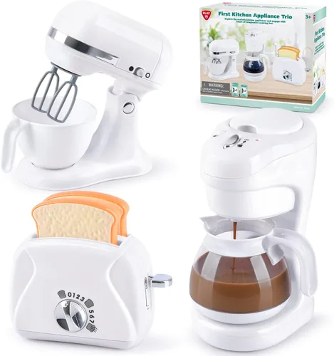 Vista 9 de Juguetes de electrodomésticos de cocina para niños, juego de accesorios de cocina de juego para niños, juguetes de cocina de simulación para niños