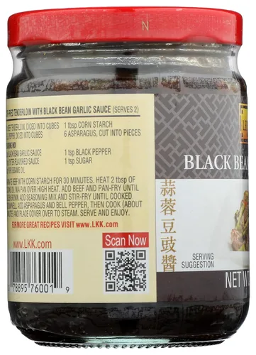 Vista 5 de Salsa de ajo negro Lee Kum Kee: ahorra en cantidad, de 6 a 24 paquetes de 8 onzas cada uno