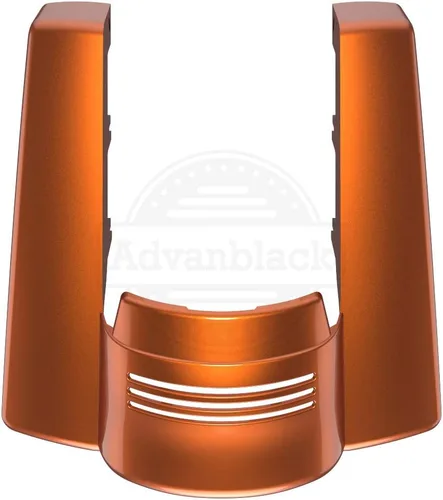 Vista 24 de Extensión de guardabarros trasero estirado para Harley Touring 2014+, whisky ámbar, sin recortes Amber Whiskey