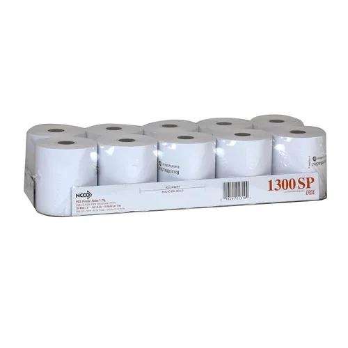 Vista 3 de National Checking 1300SP 165 pies de largo x 3 pulgadas de ancho, 1 capa Bond blanco registro (caja de 30)