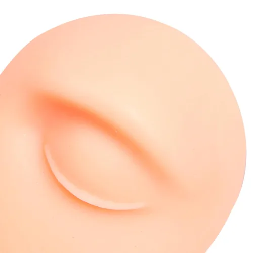 Vista 6 de Modelo de cejas de silicona, modelo de piezas del cuerpo de práctica de piercing, modelo de exhibición de cejas para práctica de piercing