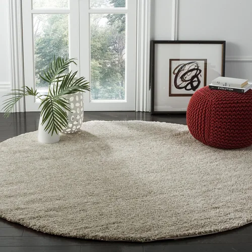 Vista 38 de SAFAVIEH Arizona Shag Collection ASG820A - Alfombra de pasillo, 2 pies 3 pulgadas x 6 pies, color crema, diseño sólido, no desprende pelusa y fácil